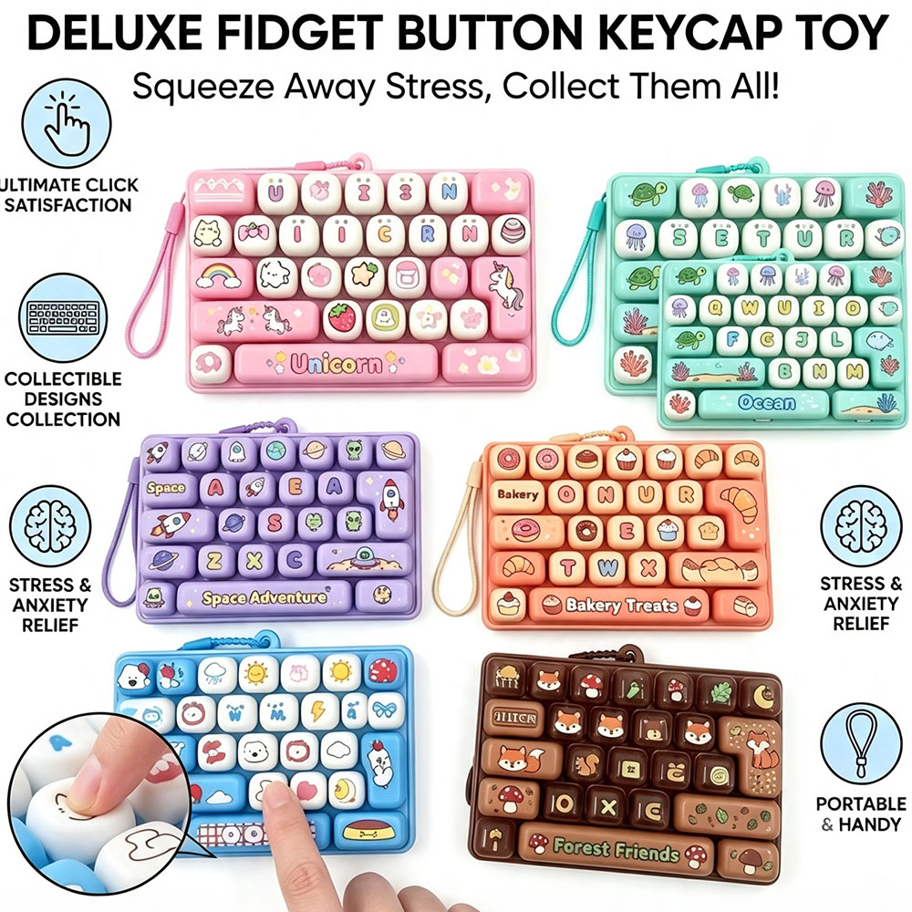 Mechanical Keyboard Keychain 2 - Office Productivity Tech recension och pris