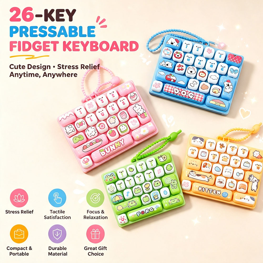 Mechanical Keyboard Keychain 2 - Office Productivity Tech recension och pris