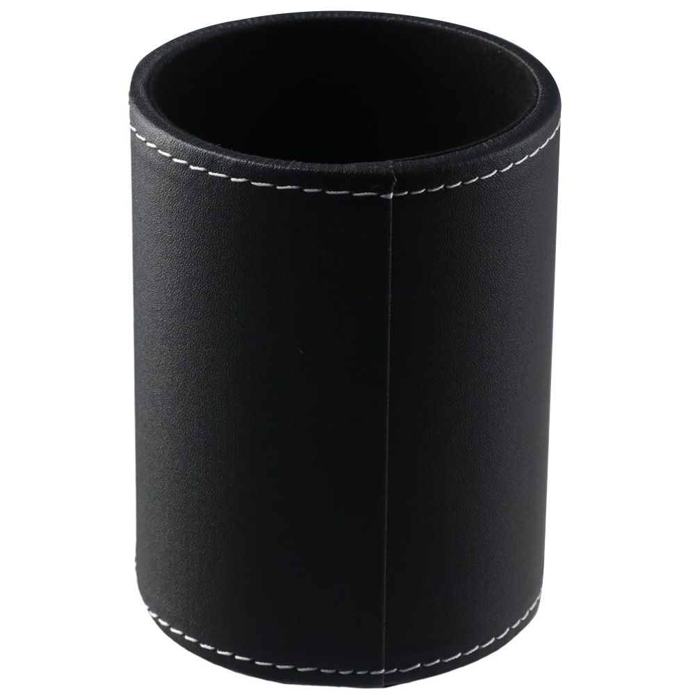 Leather Leather Round Pen Hold - Home Office Tech Gadgets recension och pris
