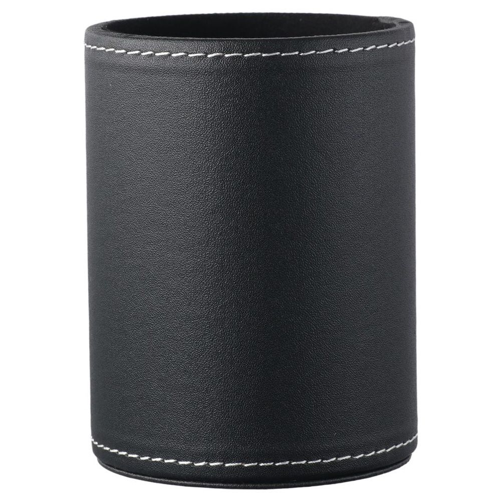 Leather Leather Round Pen Hold - Home Office Tech Gadgets recension och pris