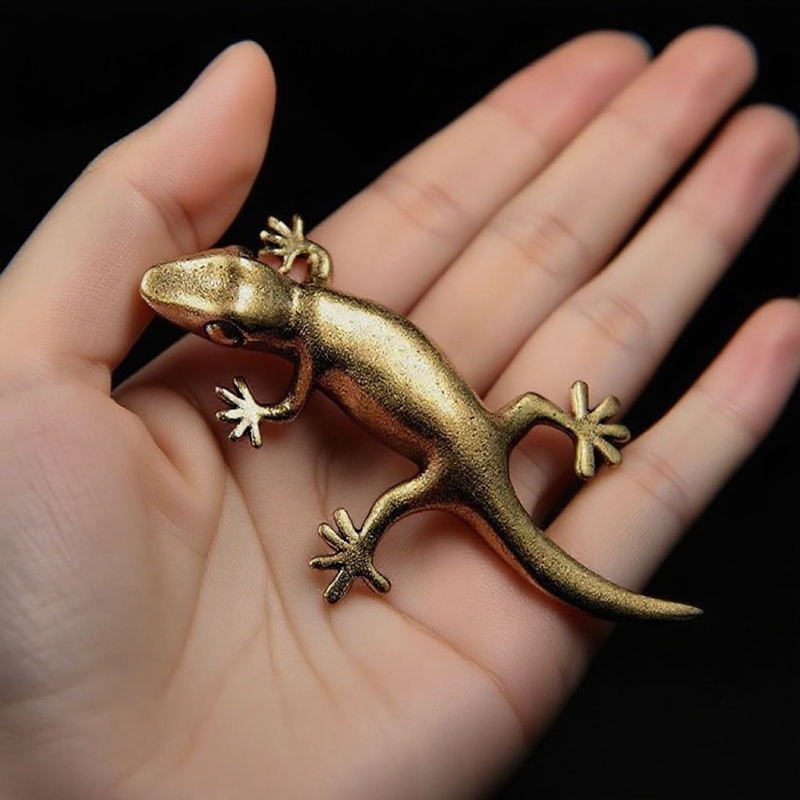 Handmade Bronze Retro Gecko Li - Home Office Tech Gadgets recension och pris