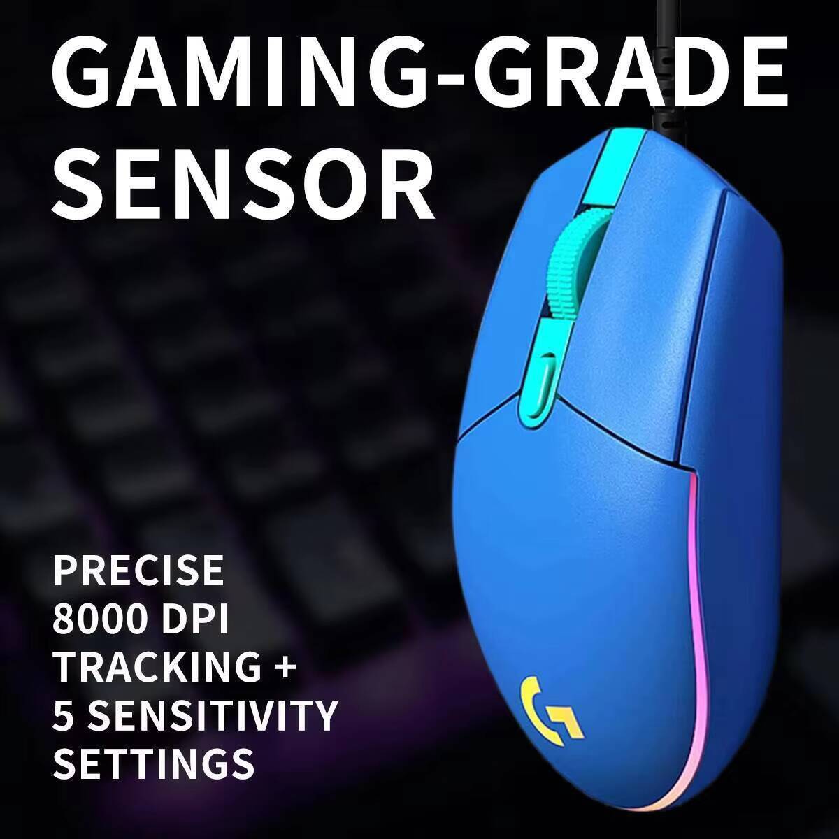 Logitech G203 wired gaming mou - Logitech Mouse G203 recension och pris
